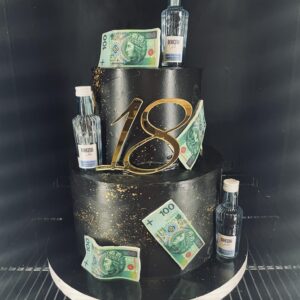 Tort Piętrowy Wódka i Pieniądze